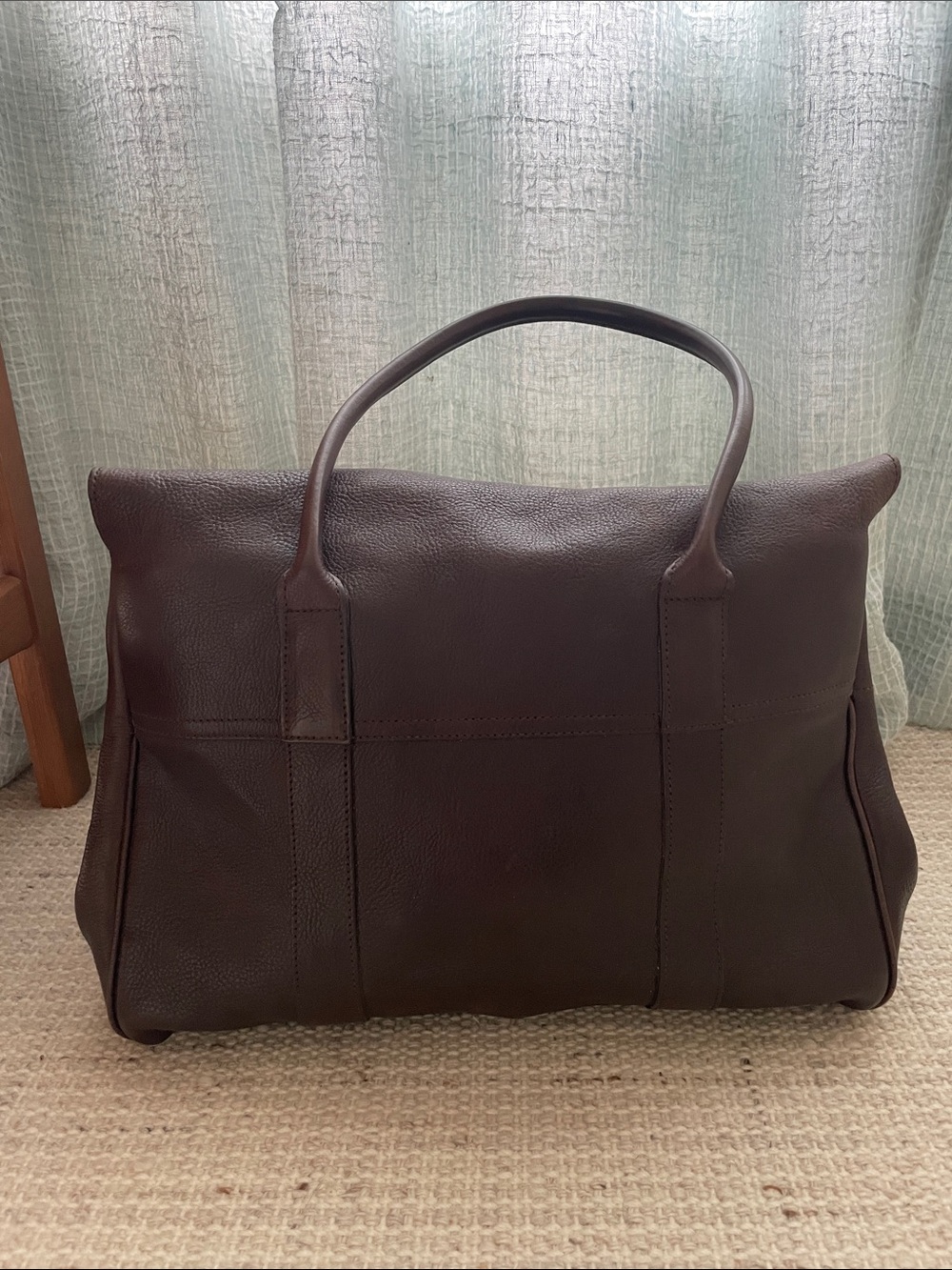 Mulberry Bayswater satchel in chocolate brown - Picture 6 of 12